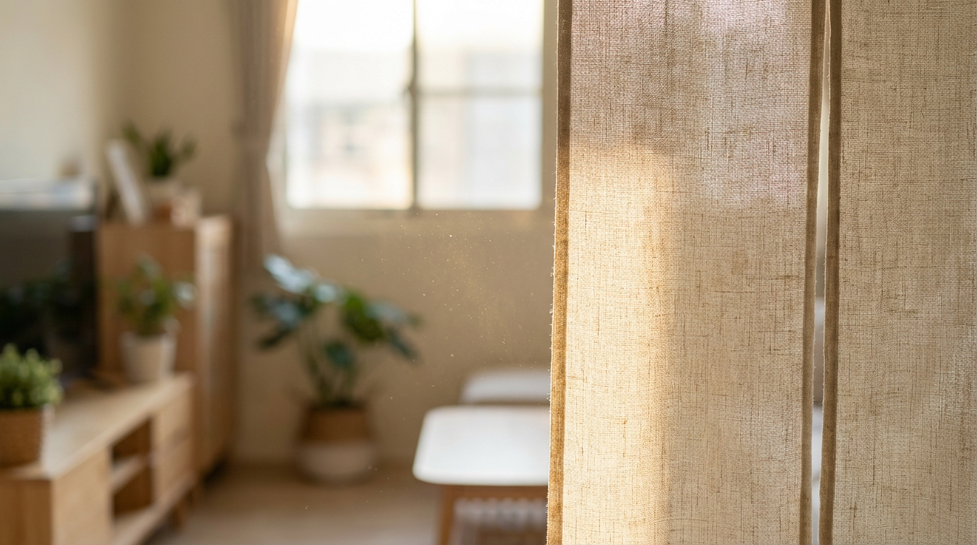 日式布簾的美學本質：不只是簡約，而是讓空間學會呼吸
