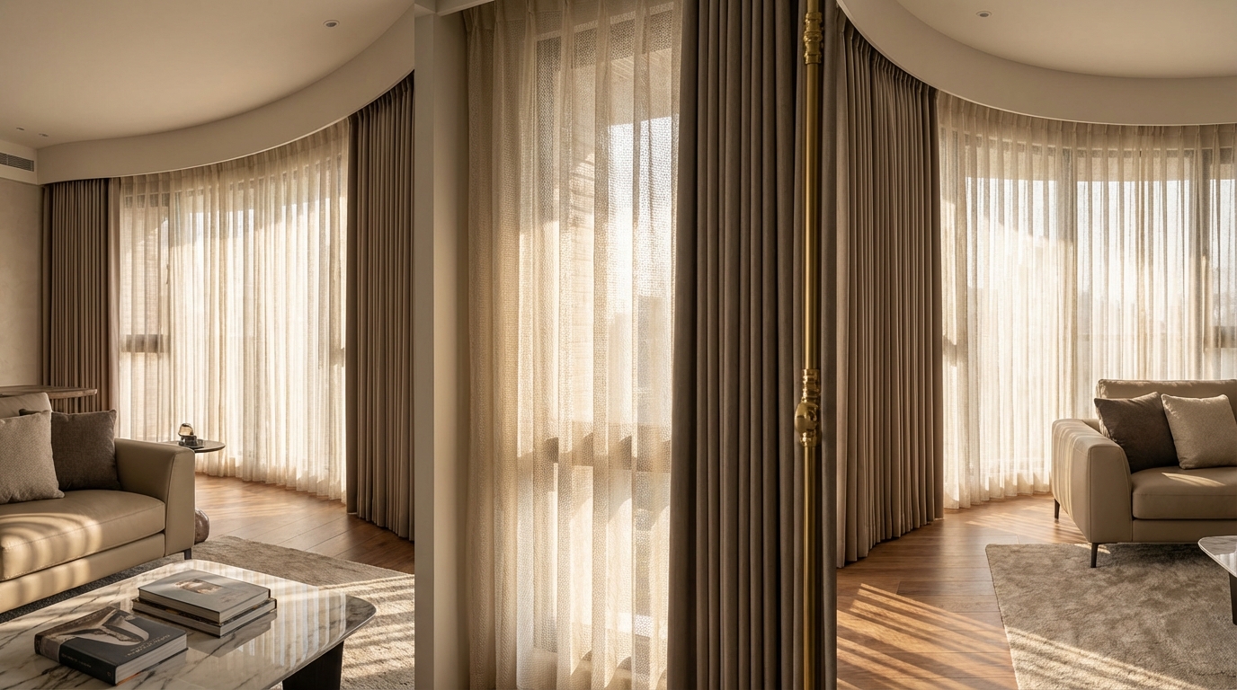 豪宅與新居的窗簾美學：不只功能，更是品味展現