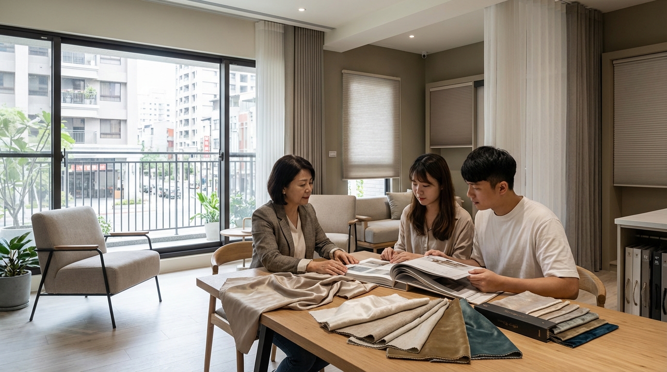 選對窗簾店家：專業判斷指標與台中在地服務