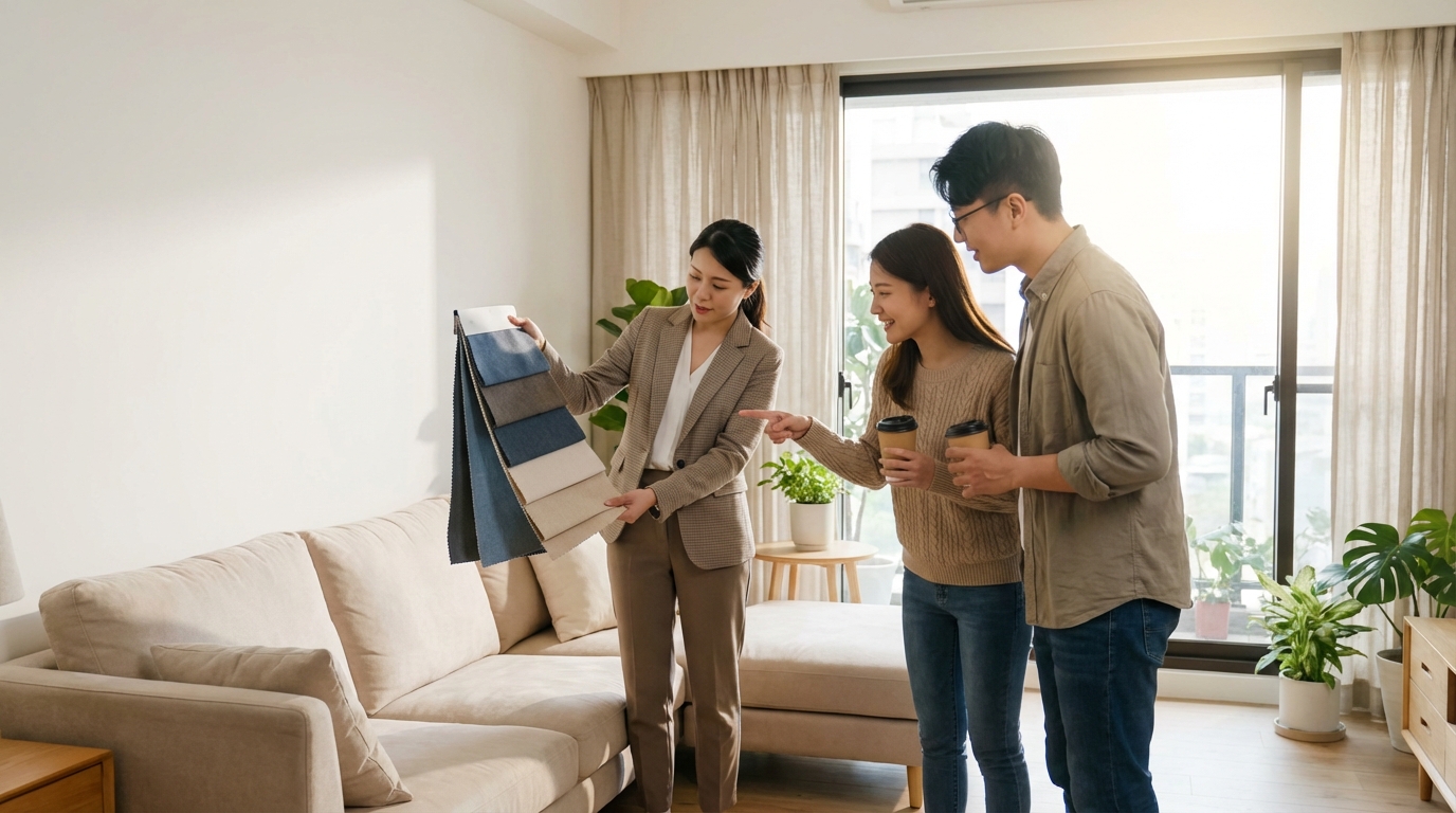 從到府丈量到色彩諮詢：沐馨如何幫你選對窗簾顏色