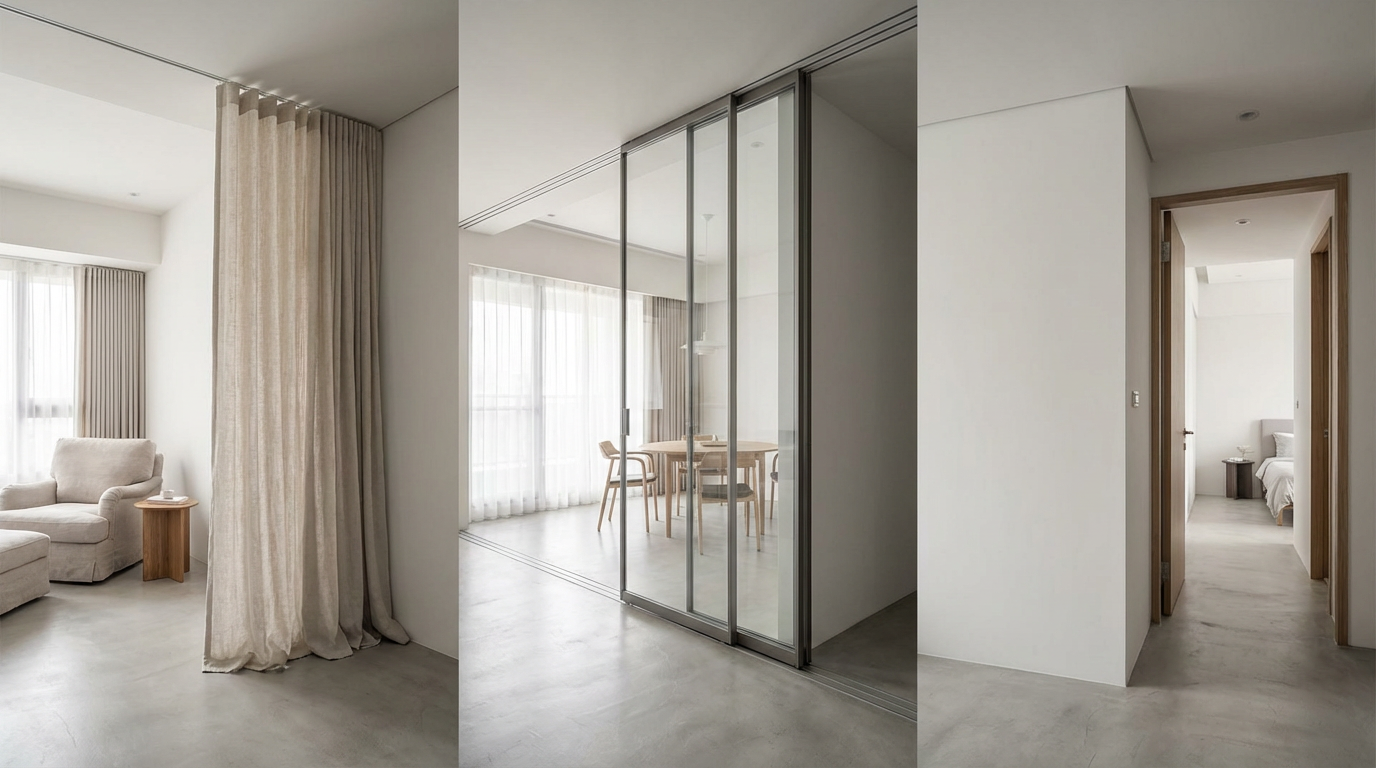 隔間簾與其他隔間方式的成本效益分析