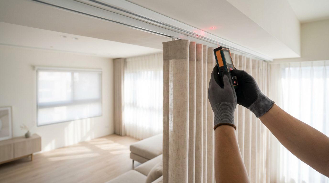 專業訂製隔間簾的關鍵細節:從丈量到安裝的完整流程