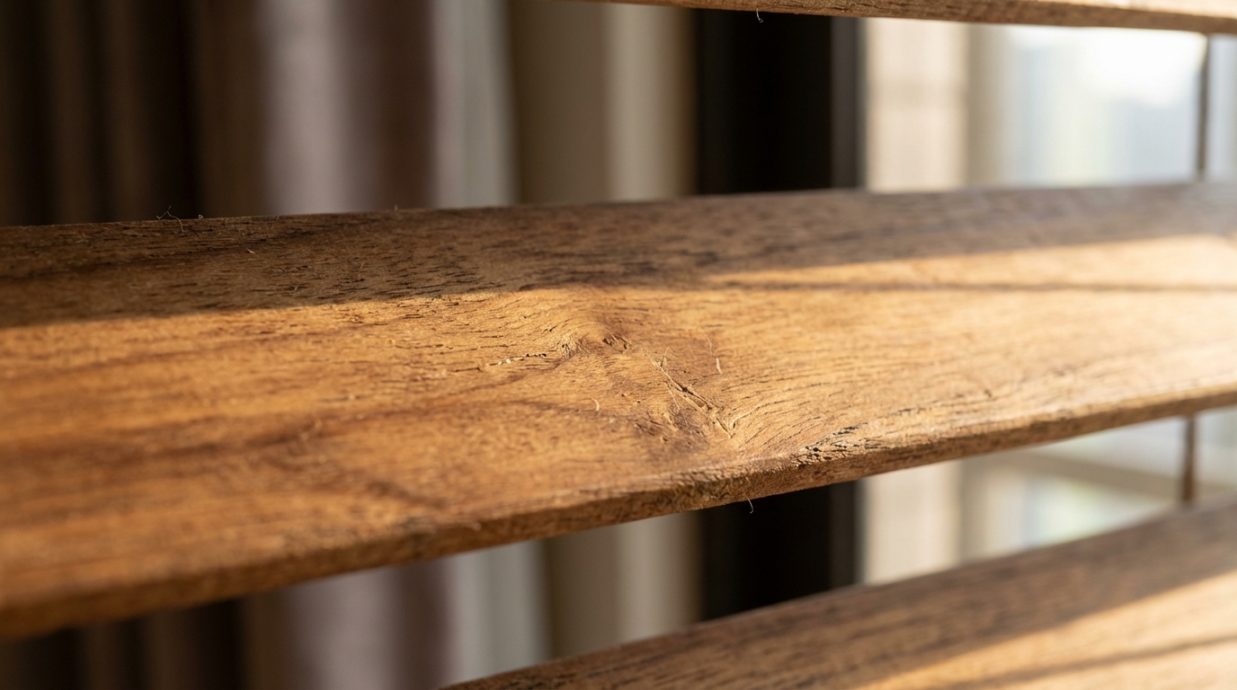 實木材質的本質魅力:為什麼選擇天然木質百葉