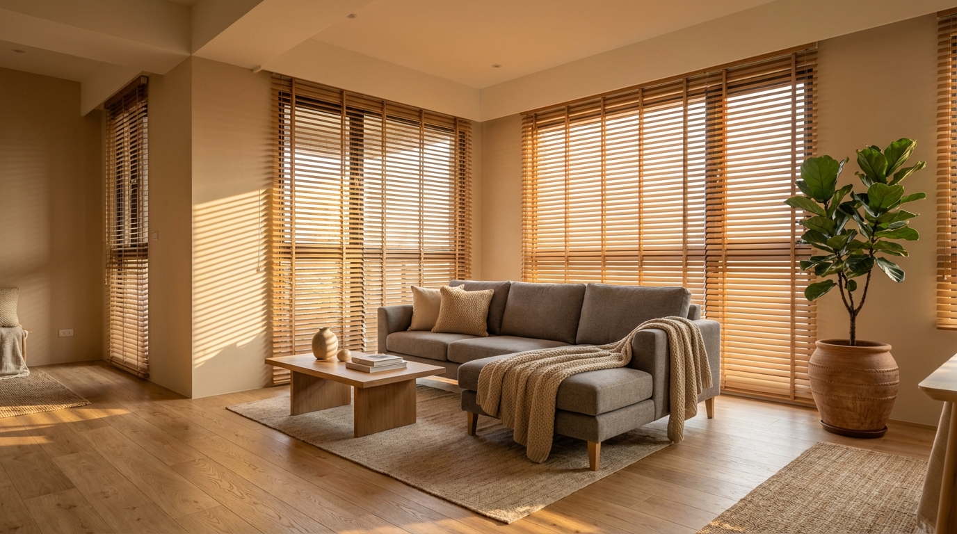 空間應用與風格配對:讓實木百葉窗成為設計亮點