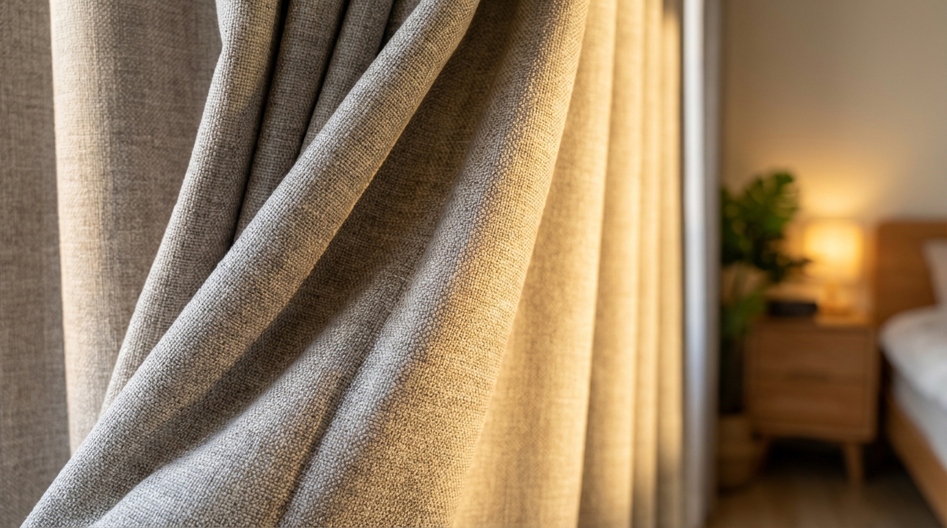 布料窗簾的深度理解：材質決定光影與氛圍