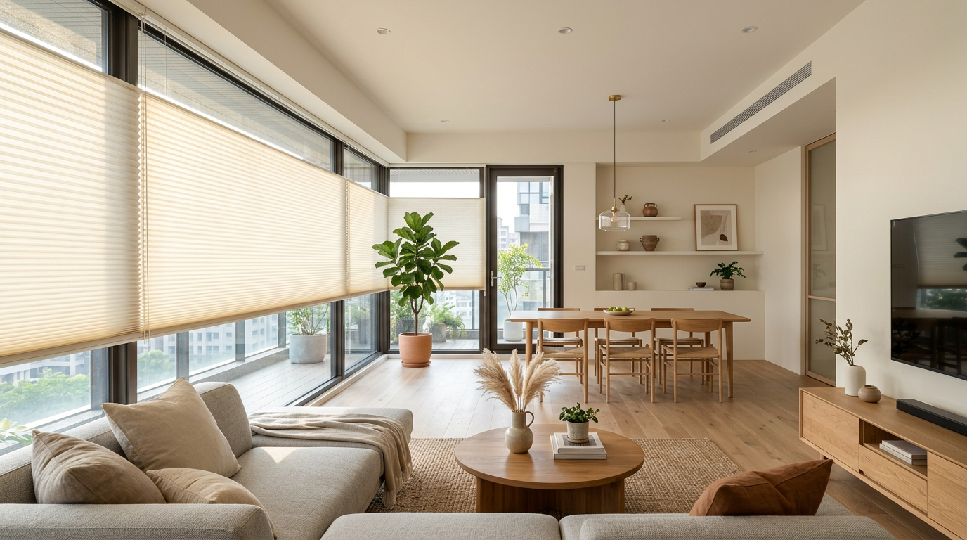 不同空間的電動窗簾選材，差異比你想的大