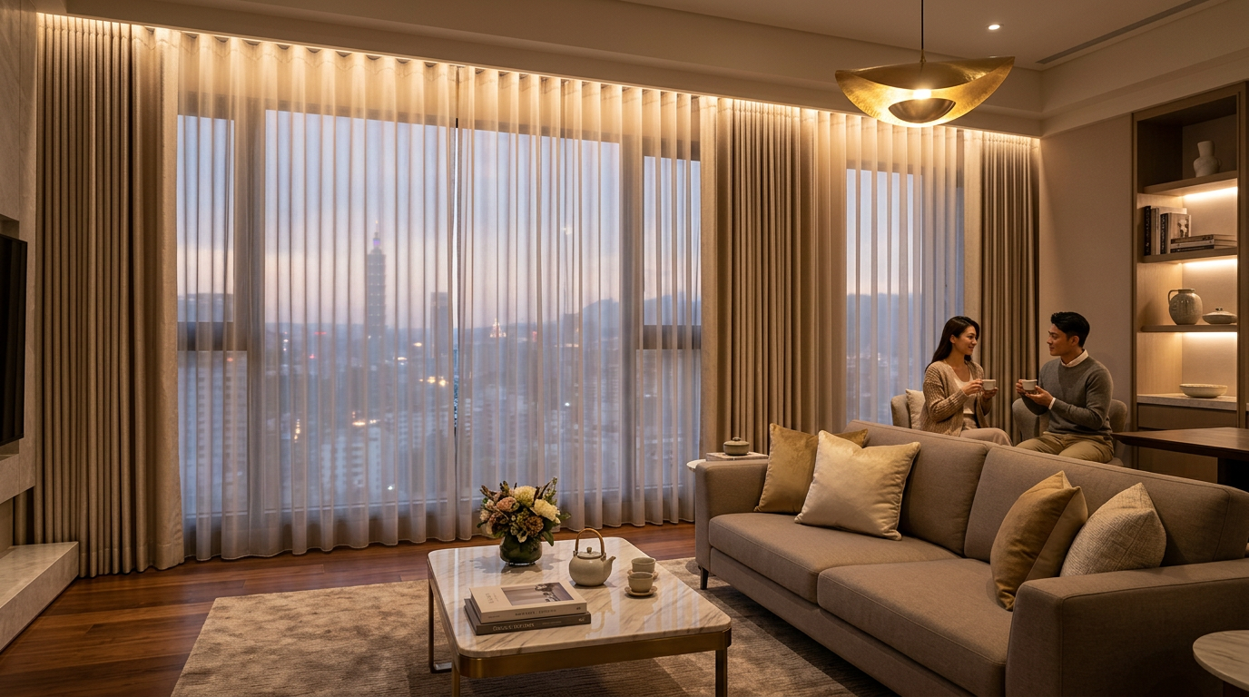 依窗型與裝潢風格選對布款，才是不後悔的關鍵