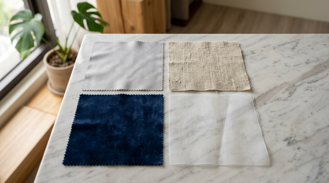 窗簾布的材質有哪些？四大類型一次看清楚