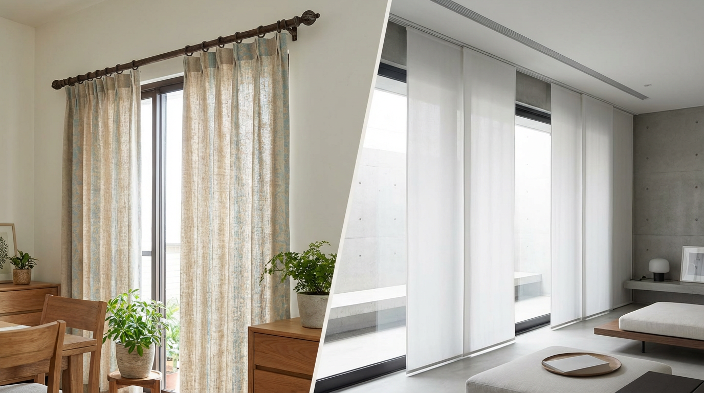 窗簾桿系統軌道空間搭配比較