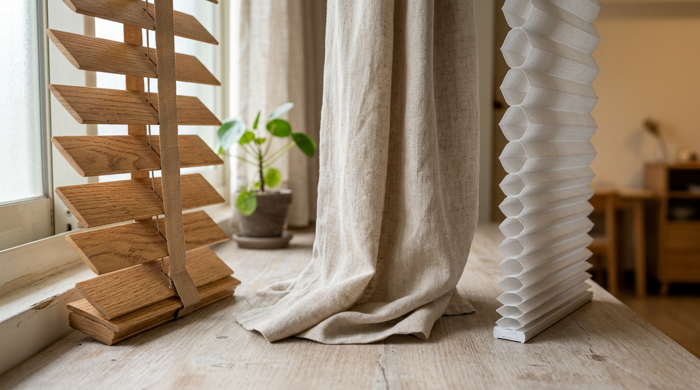 三種窗簾的外觀結構與調光原理,先認識才能選對