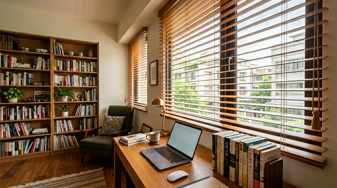 西曬客廳、新婚臥室、書房防眩光——不同空間的選簾邏輯