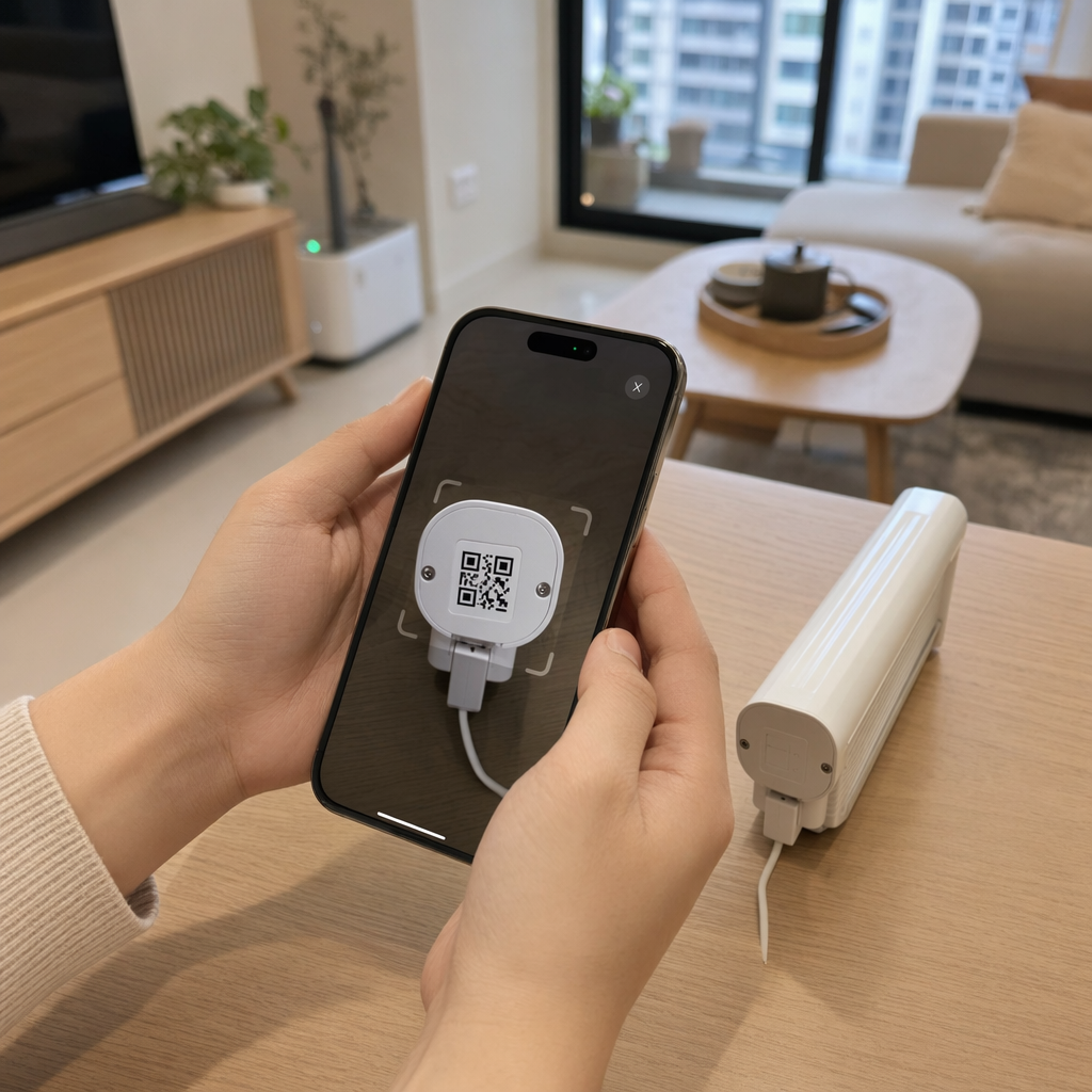 HomeKit電動窗簾設定步驟:從掃QRcode到加入家庭App