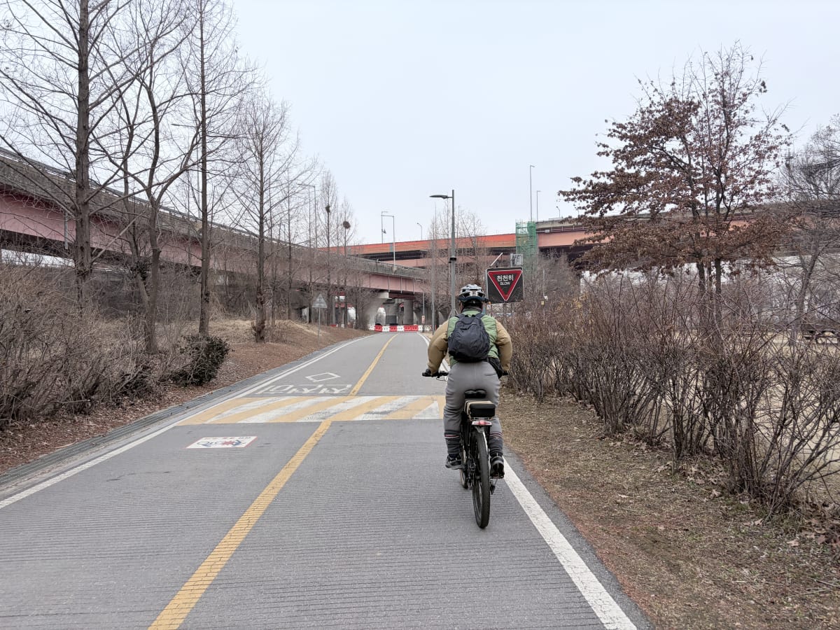 방화대교 방향 자전거 라이딩