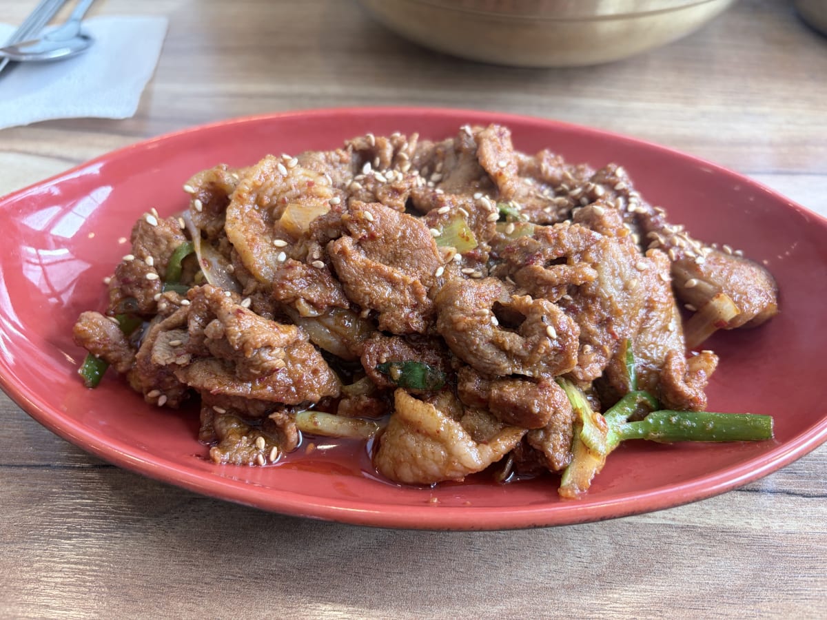 정서진 장터국밥 제육볶음 불맛 불향