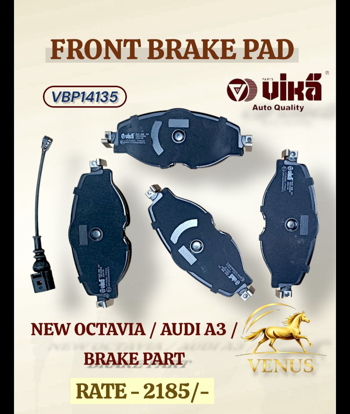 Front Brake Pad New Octavia Audi A3 Mumbai