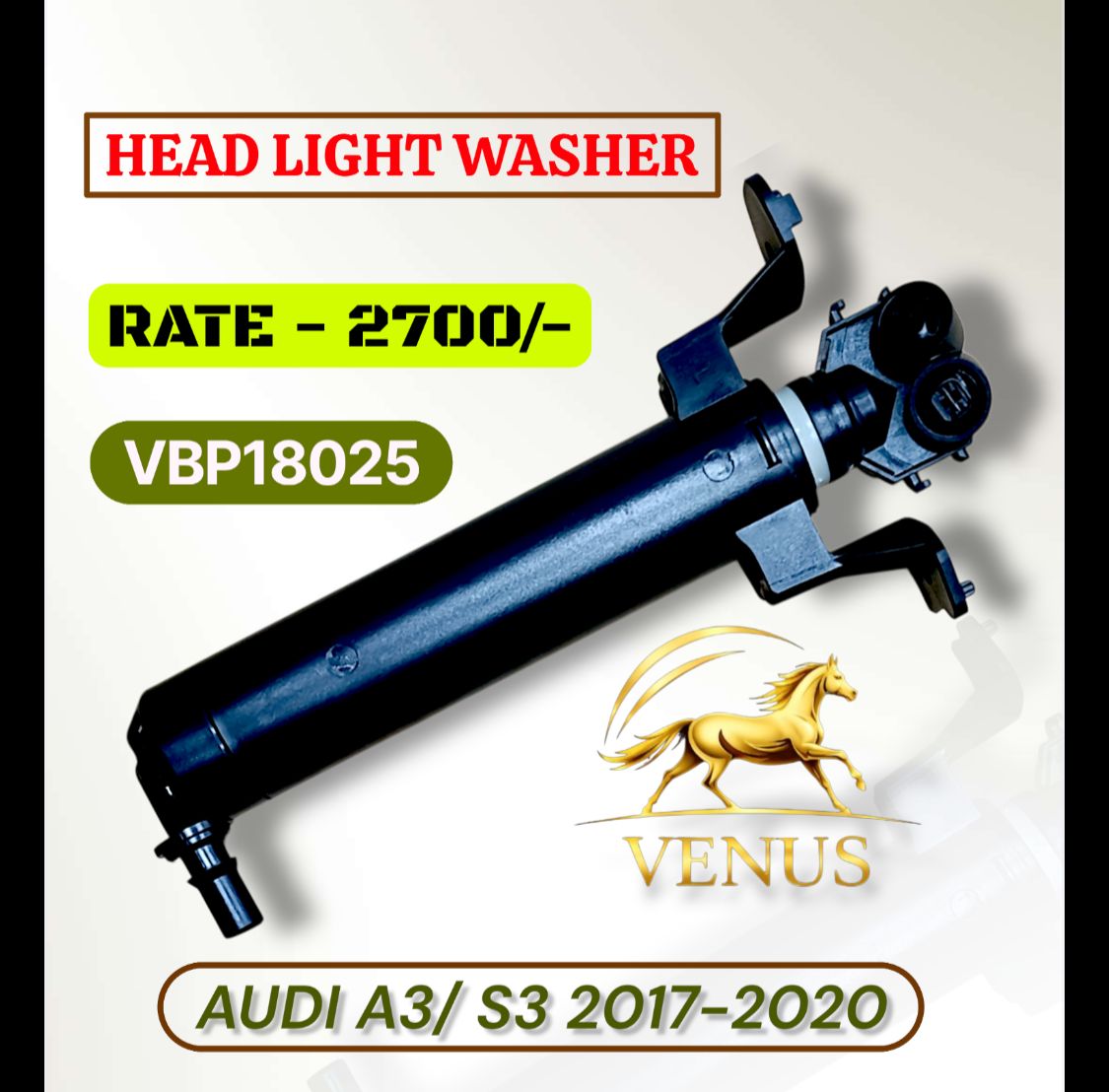 Head Light Washer Audi A3 S3 2017-2020 LH Mumbai