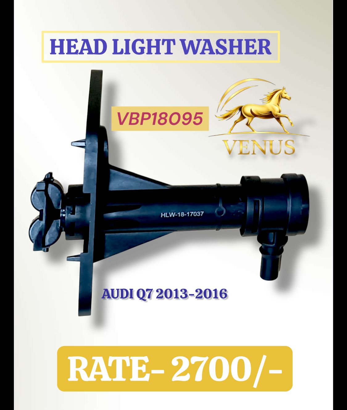 Head Light Washer Audi Q7 2013-2016 RH Mumbai