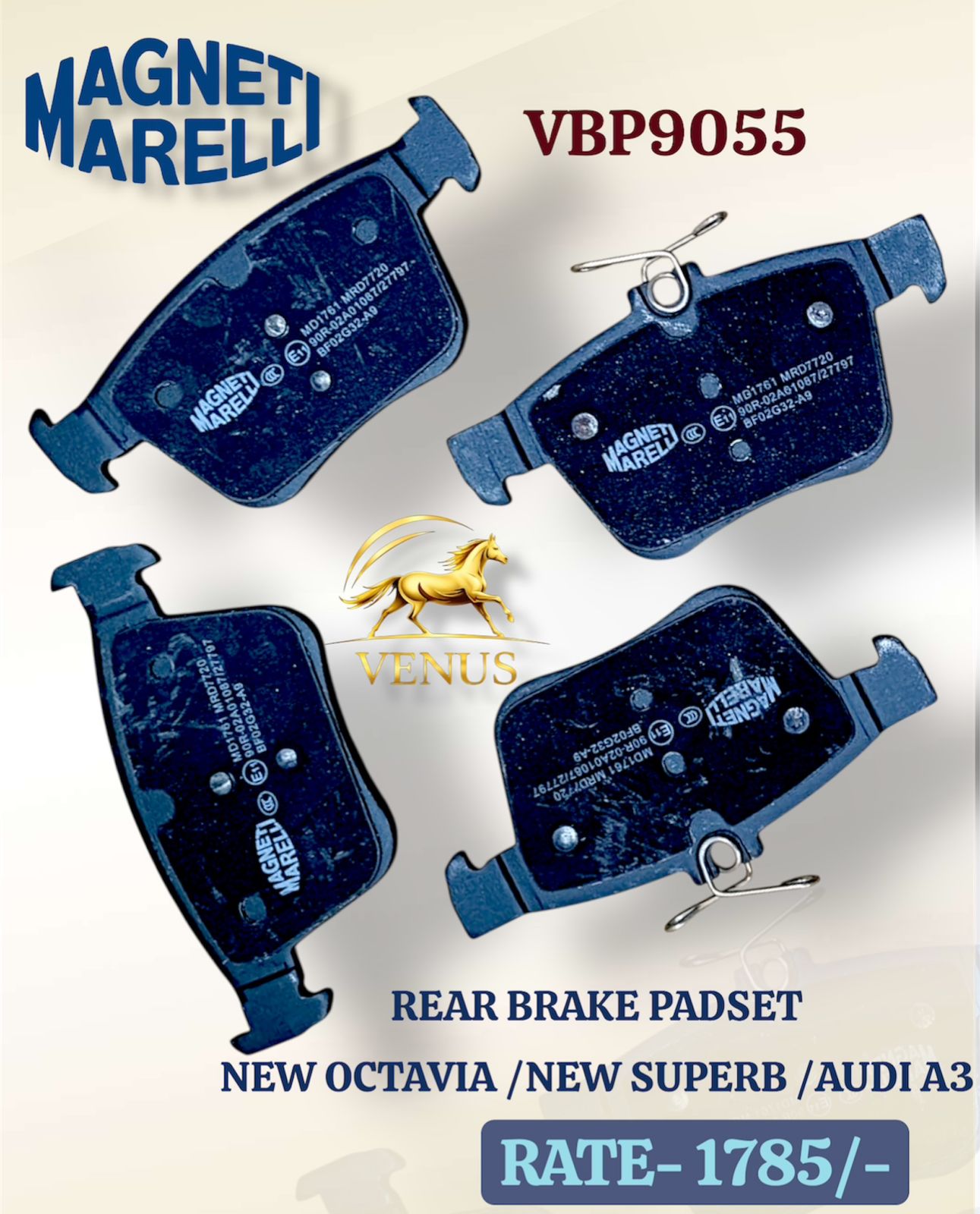 Rear Brake Pad Set New Octavia Superb Audi A3 Mumbai