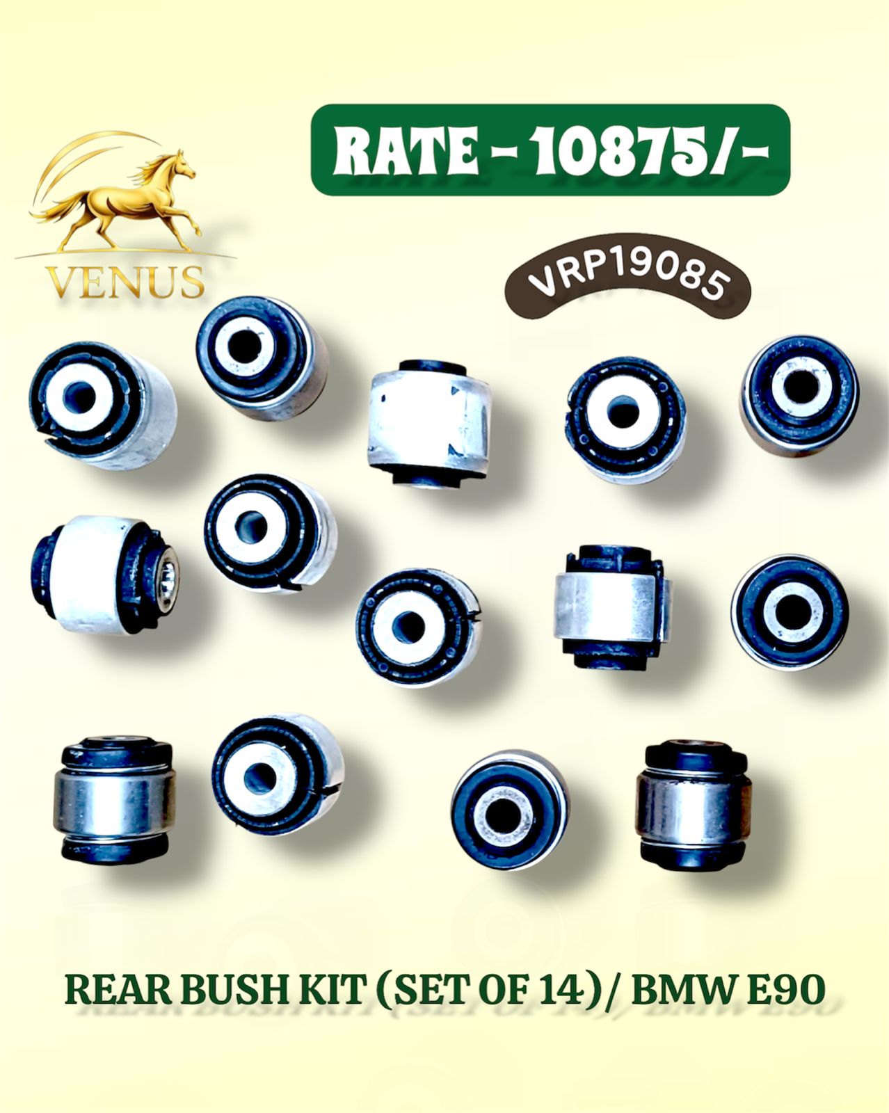 Rear Bush Kit Set of 14 BMW E90 - M5 Motors Mumbai