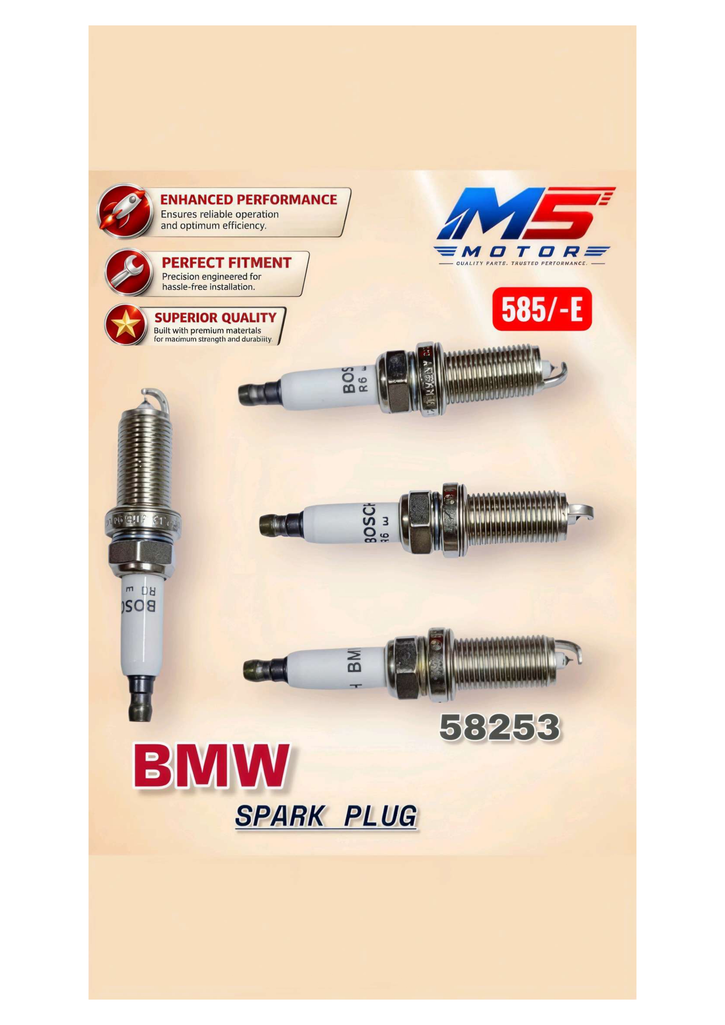 BMW Spark Plug - M5 Motors Mumbai