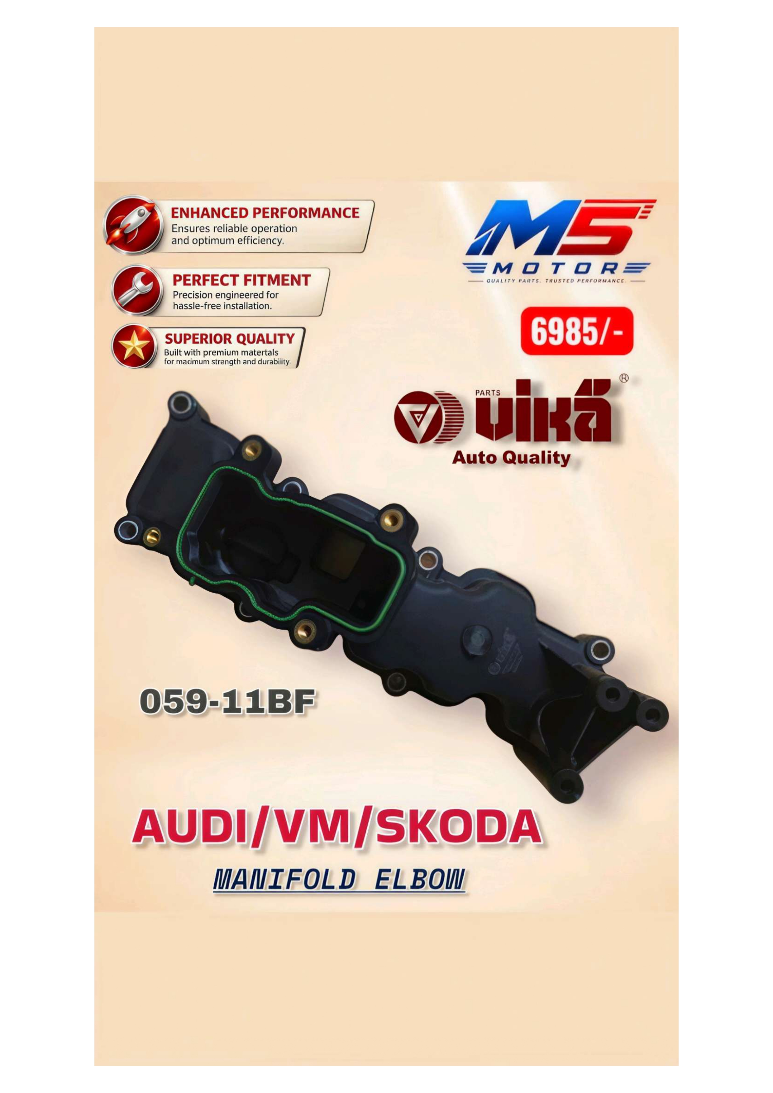 Audi VM Skoda Manifold Elbow Vika Mumbai