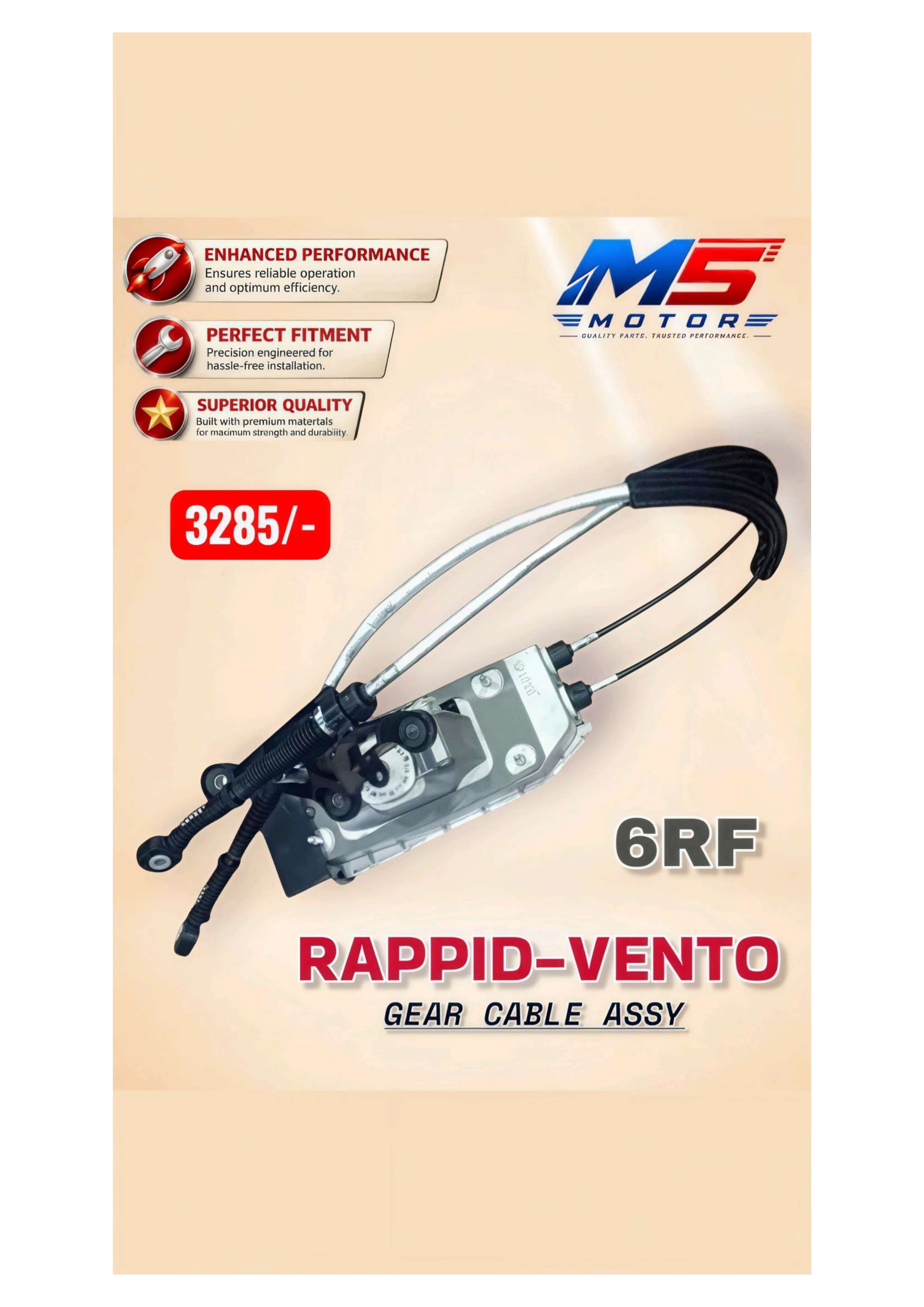 Rapid Vento Gear Cable Assembly 6RF Mumbai