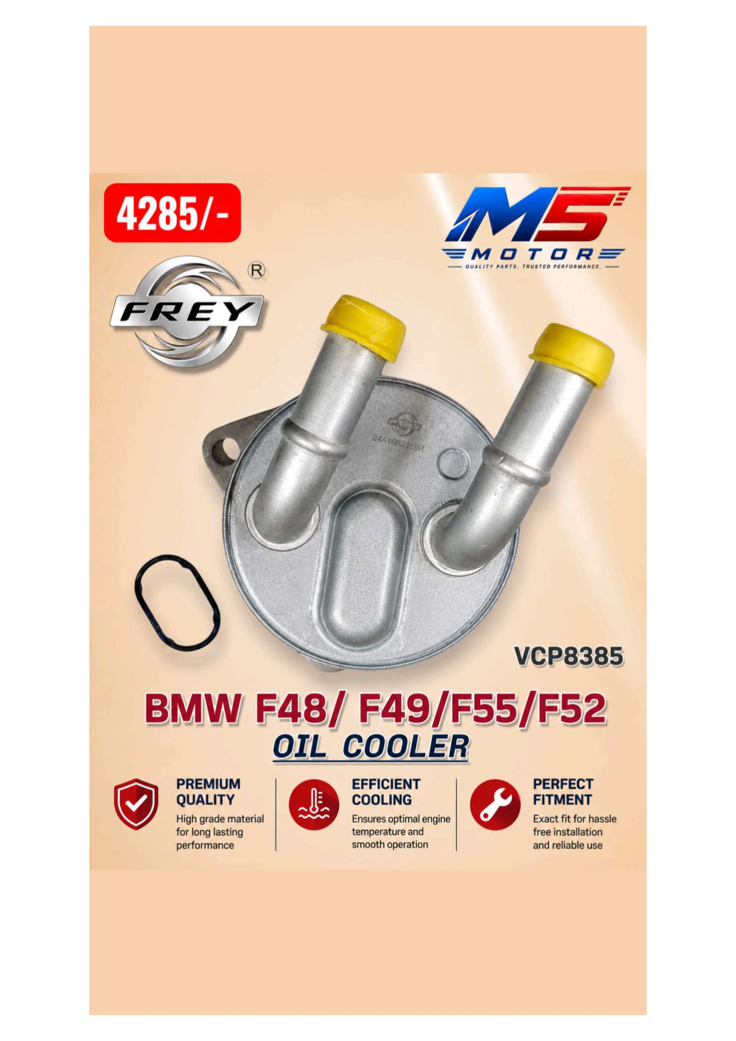 BMW F48 F49 F55 F52 Oil Cooler - M5 Motors Mumbai