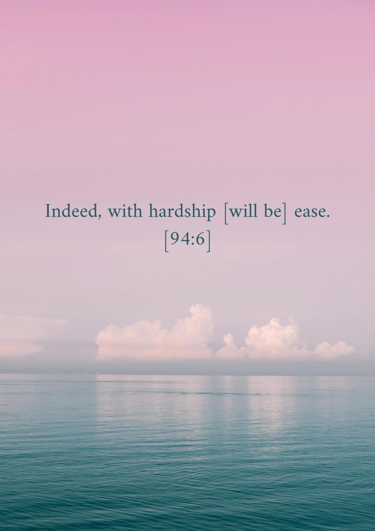 Mer rose infinie, verset 94:6