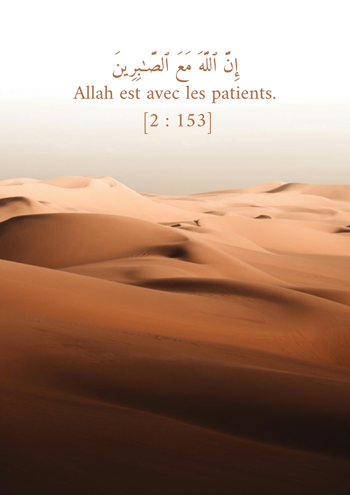 Dunes infinies, verset 2:153
