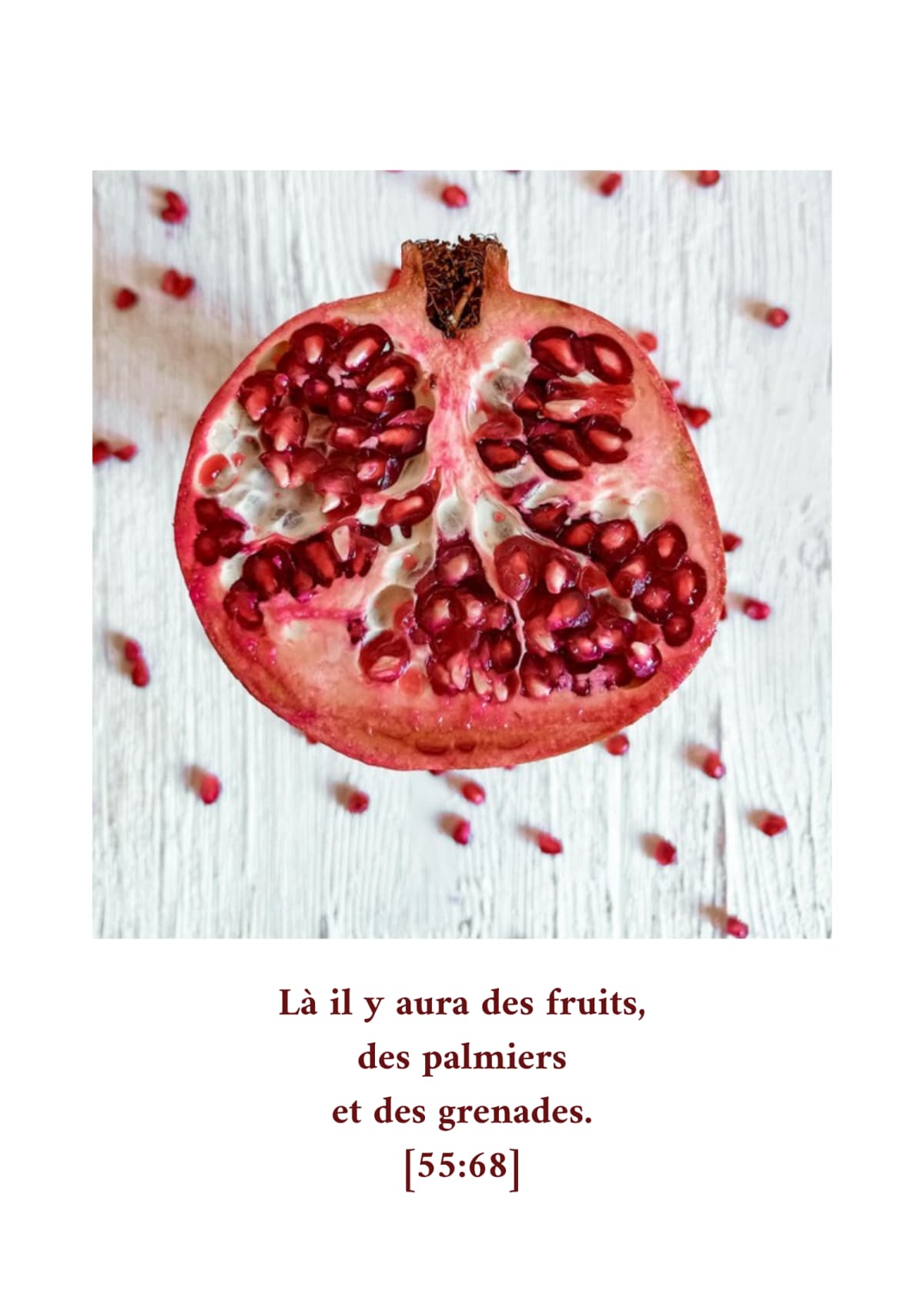 La grenade, verset 55:68