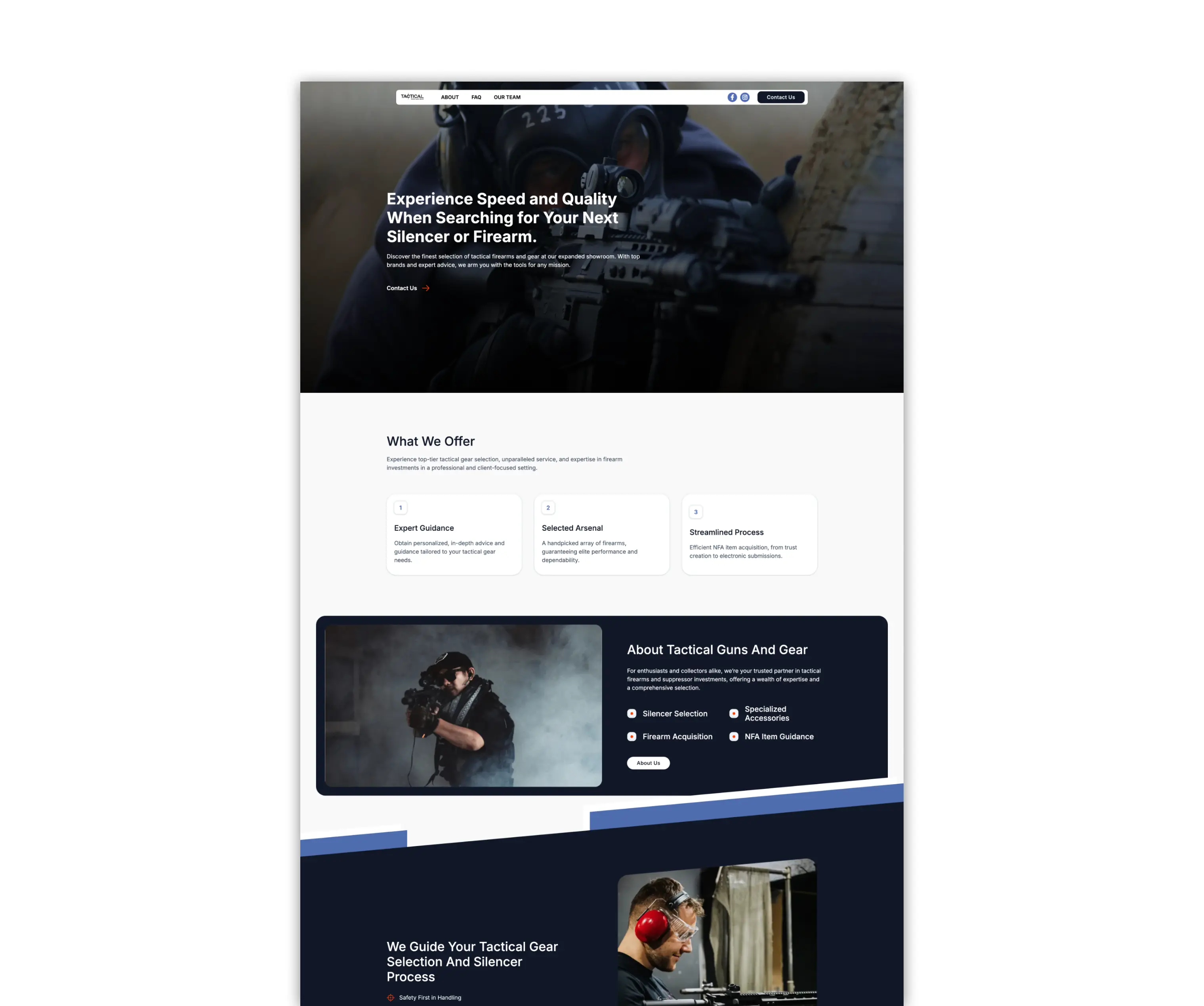 Firearms Retailer Website Setup hero image