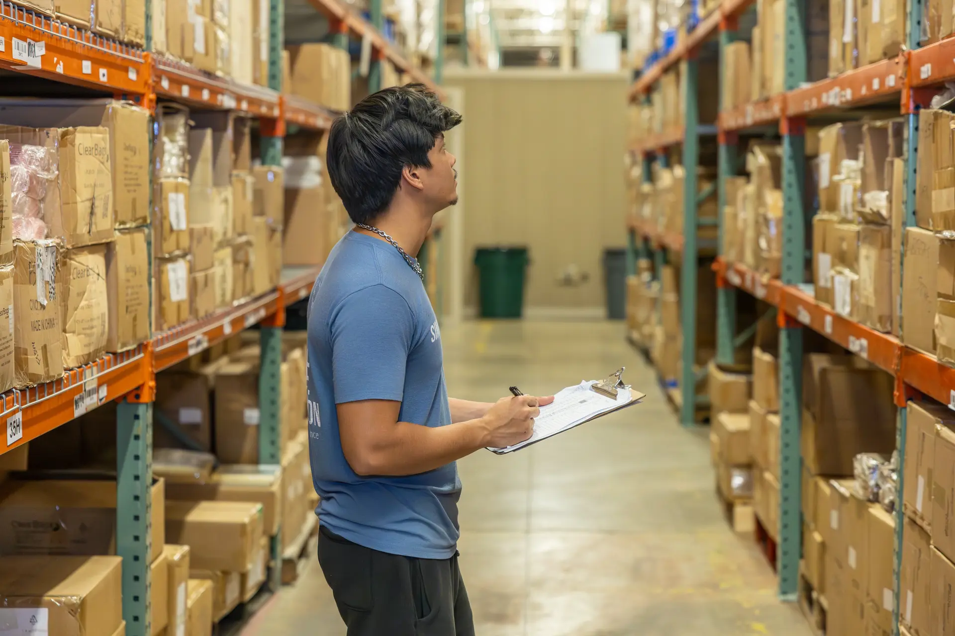 Organized warehouse inventory management