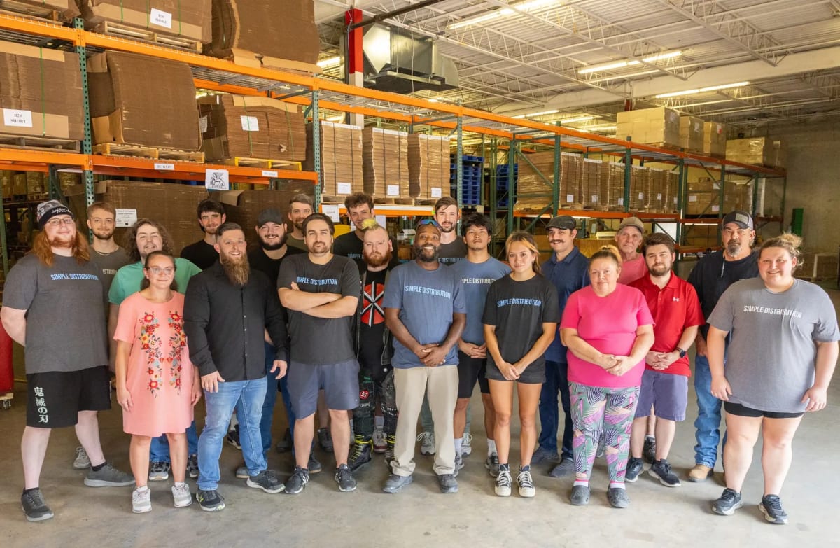 Remodeled Simple Distribution warehouse facility