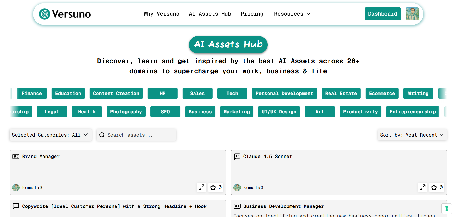 AI Assets Hub