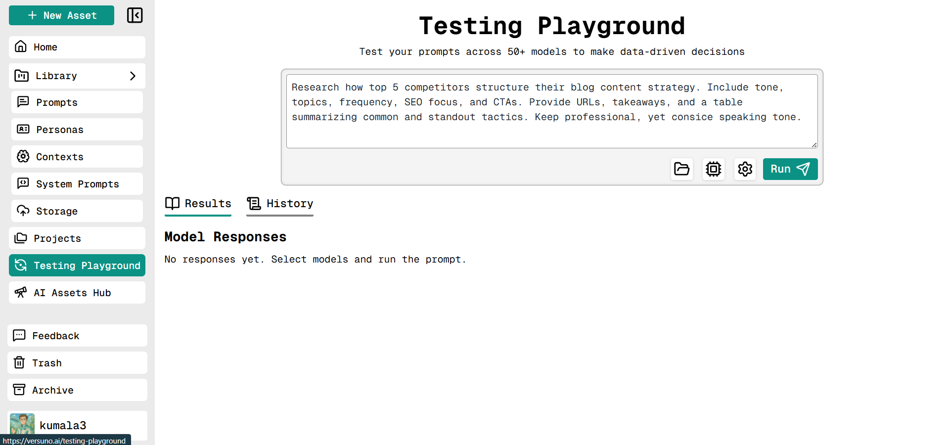 Testing Playground