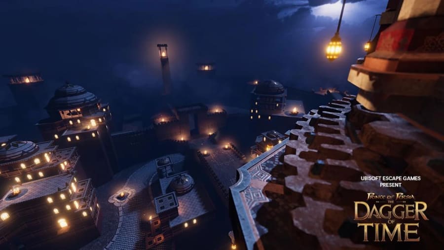 Prince of Persia: The Dagger of Time VR experience screenshot with mystical temporal puzzle