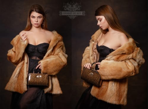 Аренда платья Винтажная шуба из лисы 80-е в Москве — Прокат от Кет
