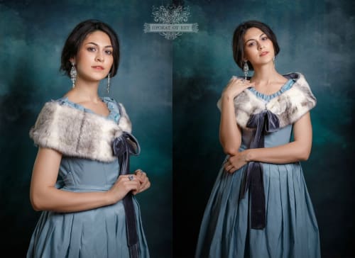 Аренда платья Узкая горжетка из норки-крестовки в Москве — Прокат от Кет