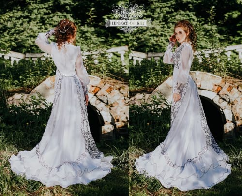 Аренда платья Винтажное платье "Прованс" в Москве — Прокат от Кет