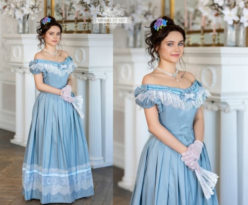 Аренда платья Бальное платье "Нежное платье" в Москве — Прокат от Кет