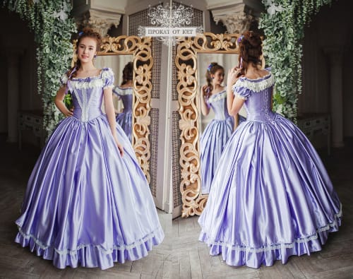 Аренда платья Бальное платье "Рапунцель" в Москве — Прокат от Кет