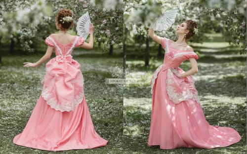 Аренда платья Бальное платье "Розовый" в Москве — Прокат от Кет