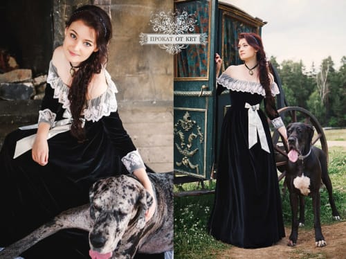 Аренда платья Бальное платье "Француженка" в Москве — Прокат от Кет