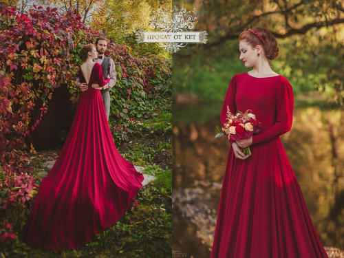 Аренда платья Платье "Вишнёвый вечер" в Москве — Прокат от Кет