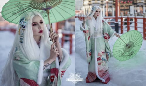 Аренда платья Кимоно «Зимнее» в Москве — Прокат от Кет