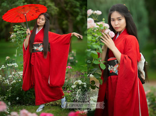 Аренда платья Кимоно «Алое» в Москве — Прокат от Кет