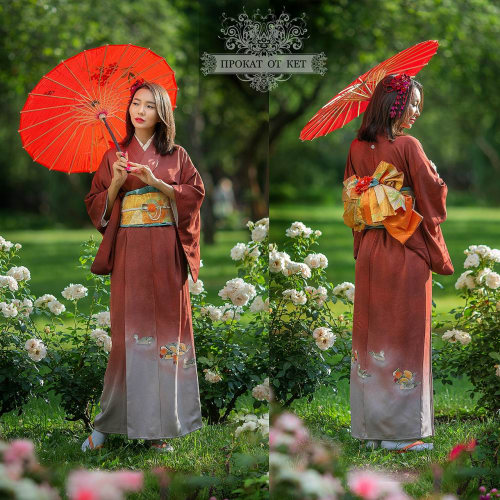 Аренда платья Кимоно «Уточки» в Москве — Прокат от Кет