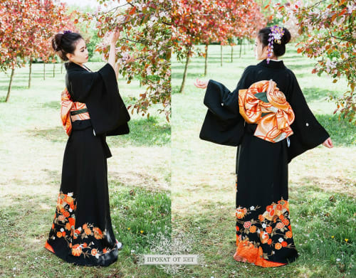 Аренда платья Кимоно «Ночной сад» в Москве — Прокат от Кет