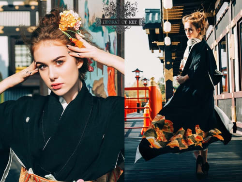 Аренда платья Кимоно «Веера» в Москве — Прокат от Кет