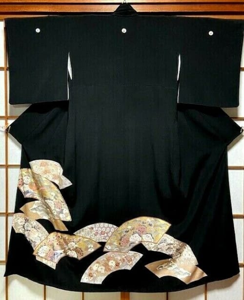 Аренда платья Кимоно «Веера и уточки» в Москве — Прокат от Кет